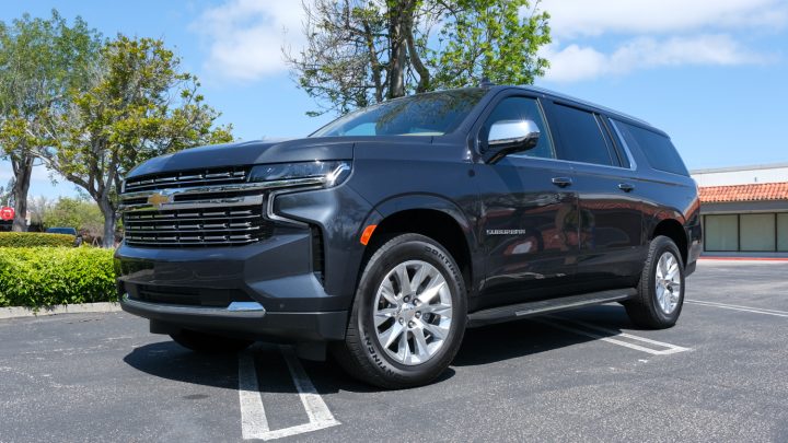 2022 Chevrolet Suburban Angled