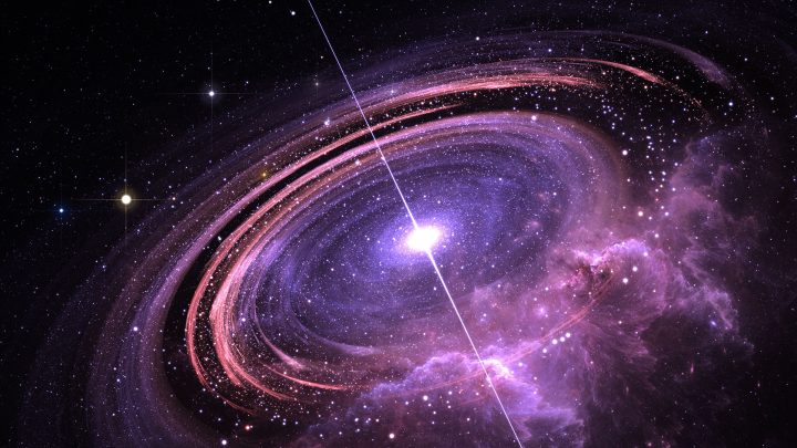 Pulsar highly magnetized rotating neutron star