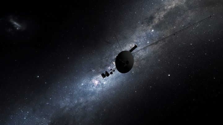 Voyager 1 in space