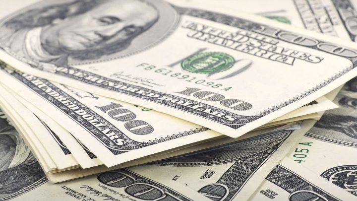 stimulus check pile of money