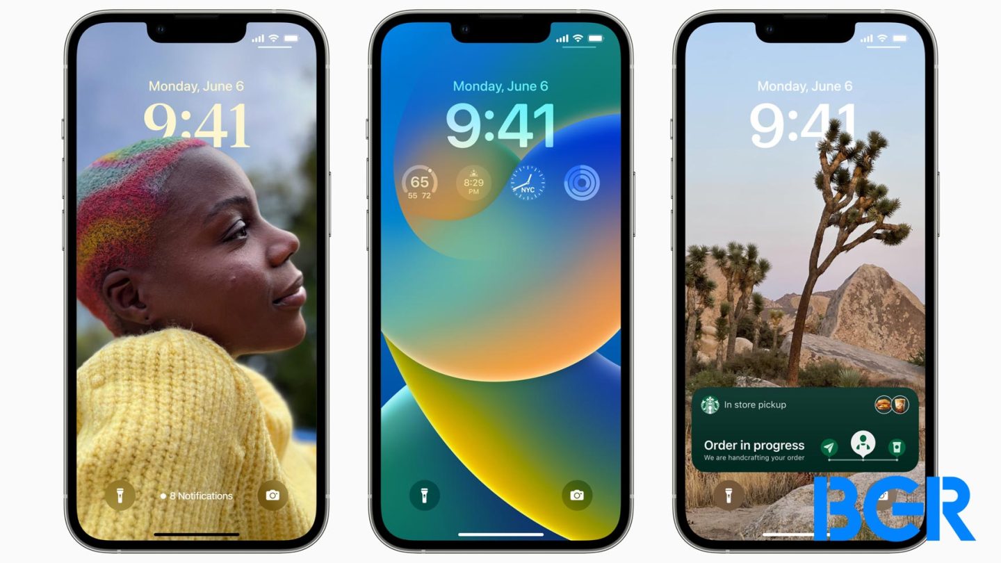 IOS 16 lock screen, widgets, and apps