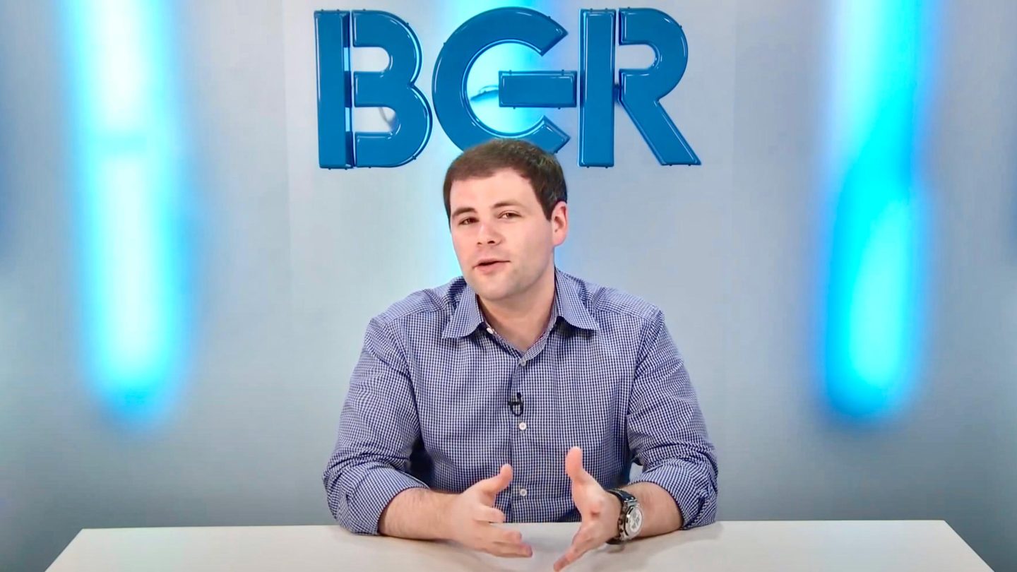 Jonathan Geller on the set of The BGR Show