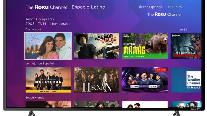 Roku's new Espacio Latino.