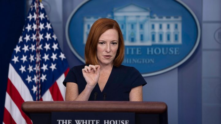 White House press secretary Jen Psaki